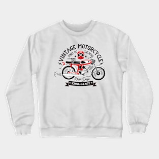 Vintage Bike Crewneck Sweatshirt